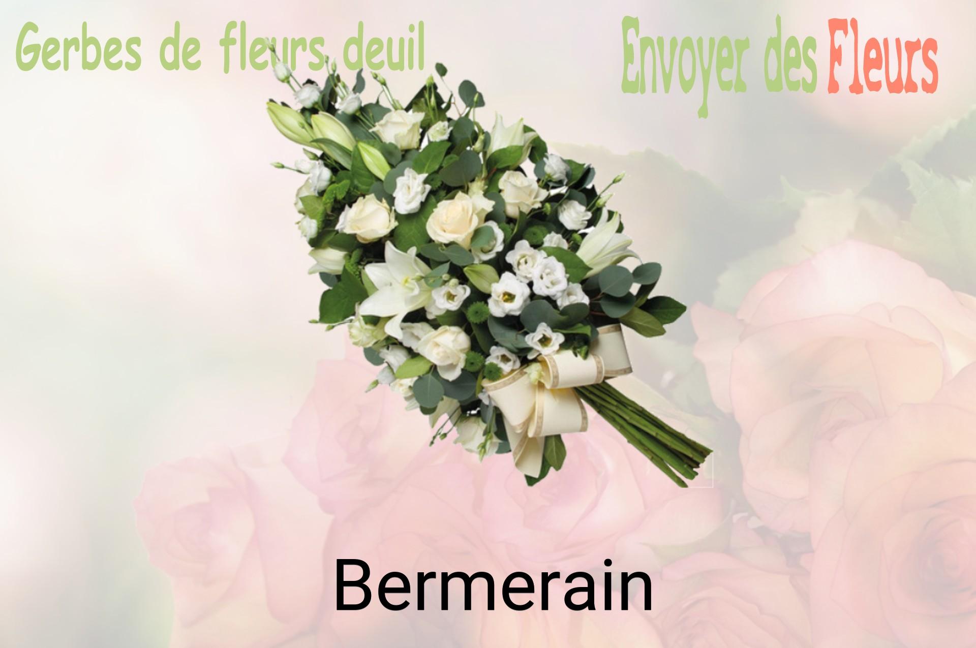 Gerbe de fleurs de deuil livrée à Bermerain